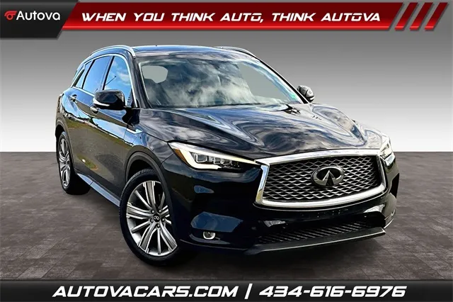 Black 2021 INFINITI QX50 Sensory for sale in Madison Heights, VA