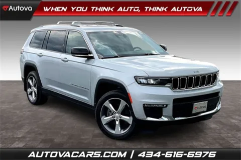 Silver 2021 Jeep Grand Cherokee L Limited for sale in Madison Heights, VA