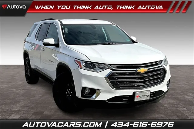 White 2021 Chevrolet Traverse LT for sale in Madison Heights, VA