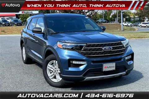 Blue 2020 Ford Explorer XLT for sale in Madison Heights, VA