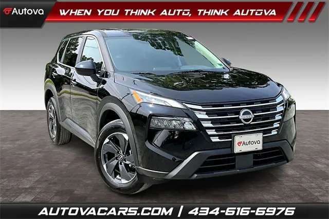 Black 2025 Nissan Rogue SV for sale in Madison Heights, VA