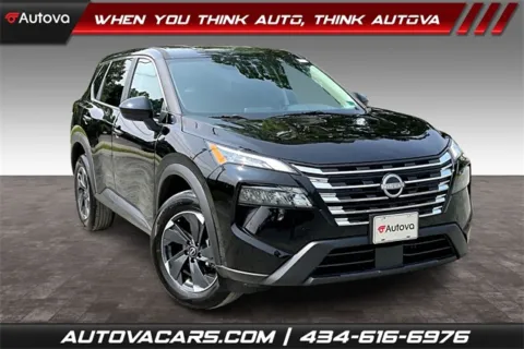Black 2025 Nissan Rogue SV for sale in Madison Heights, VA