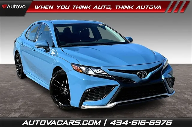 Blue 2024 Toyota Camry XSE for sale in Madison Heights, VA