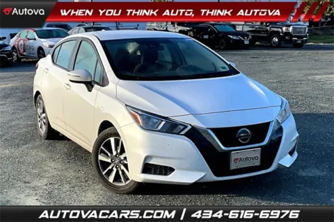 White 2021 Nissan Versa 1.6 SV for sale in Madison Heights, VA