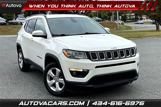 White 2019 Jeep Compass Latitude for sale in Madison Heights, VA