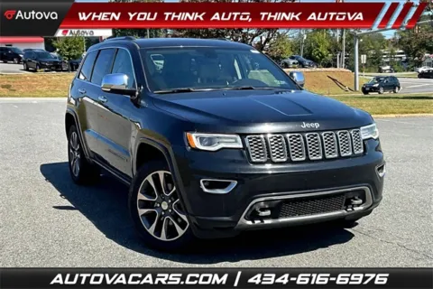 Black 2017 Jeep Grand Cherokee Overland for sale in Madison Heights, VA