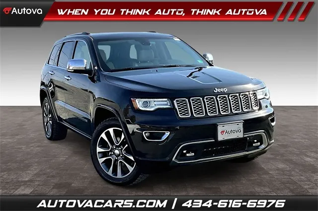 Black 2017 Jeep Grand Cherokee Overland for sale in Madison Heights, VA