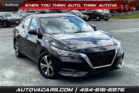 Black 2022 Nissan Sentra SV for sale in Madison Heights, VA