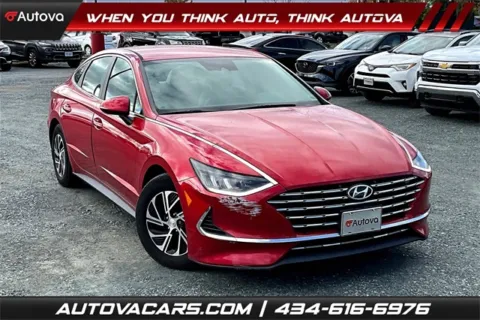 Red 2020 Hyundai Sonata Hybrid Blue for sale in Madison Heights, VA