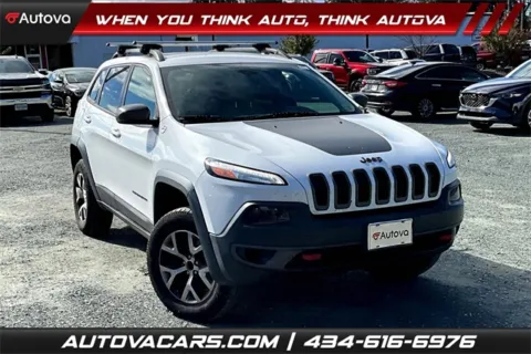 White 2017 Jeep Cherokee Trailhawk for sale in Madison Heights, VA