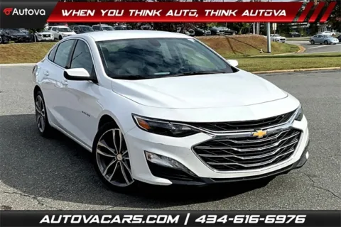White 2021 Chevrolet Malibu LT for sale in Madison Heights, VA