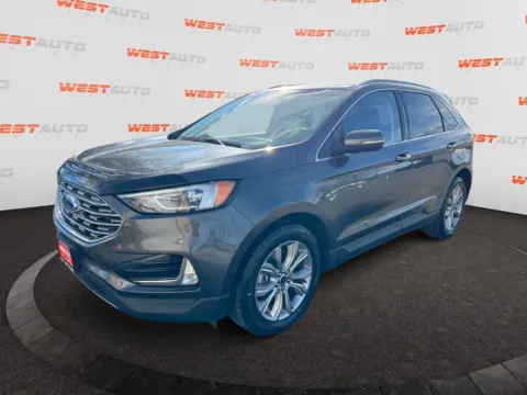 Gray 2019 Ford Edge Titanium for sale in West Valley City, UT