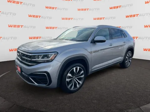 Silver 2020 Volkswagen Atlas Cross Sport 3.6L V6 SEL Premium R-Line for sale in West Valley City, UT
