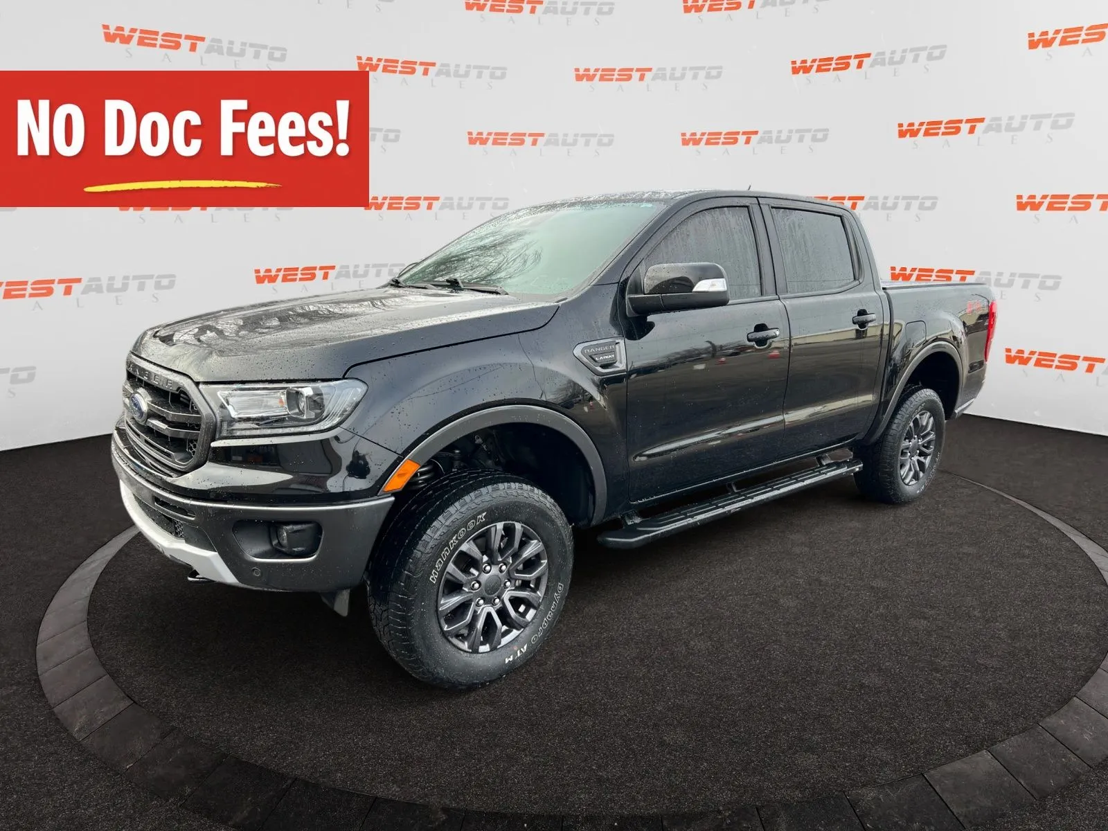 Black 2021 Ford Ranger Lariat for sale in West Valley City, UT