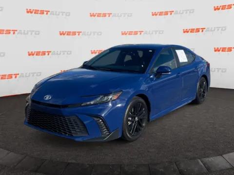 Blue 2025 Toyota Camry SE for sale in West Valley City, UT