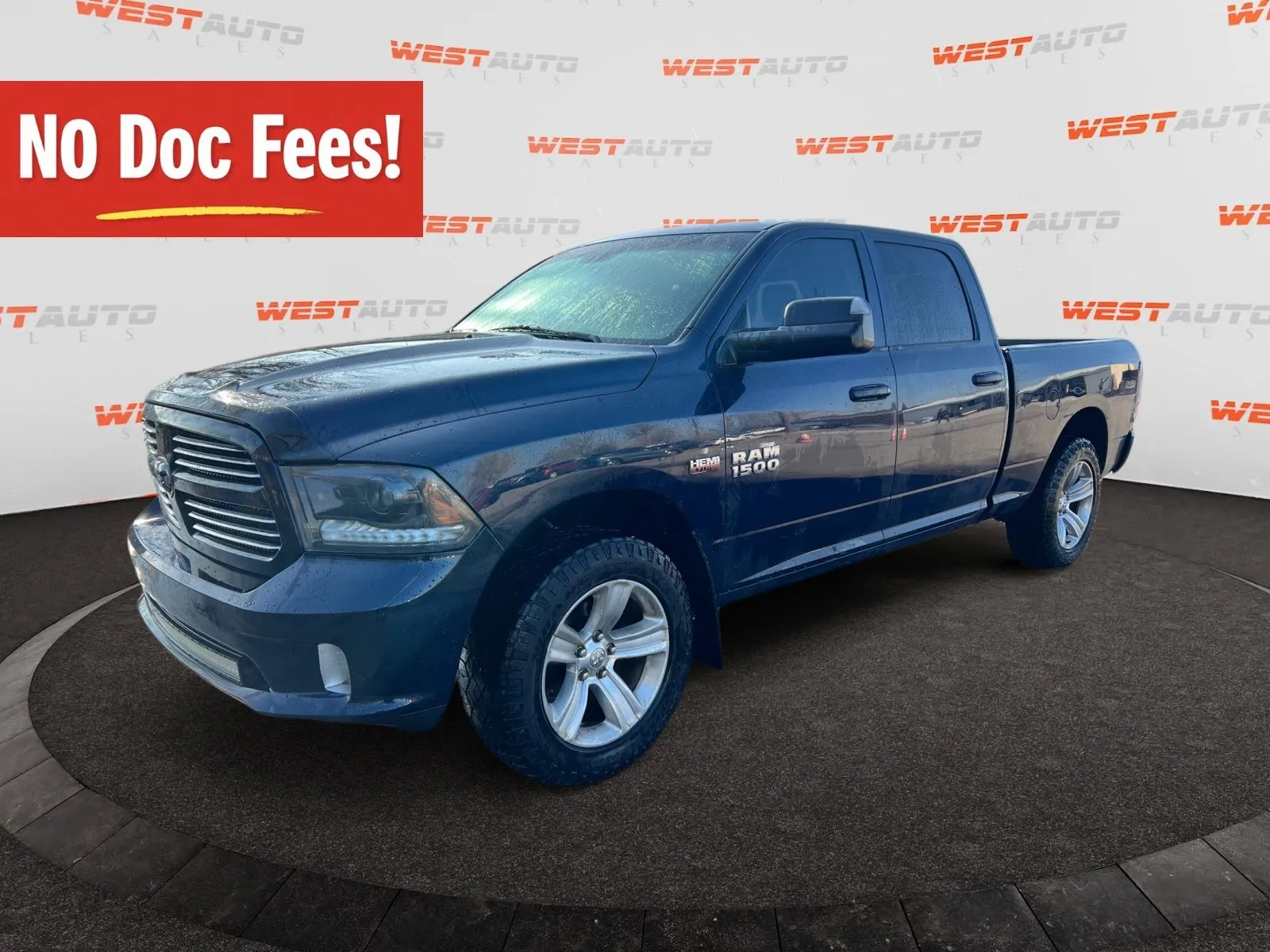 Blue 2015 Ram 1500 Sport for sale in West Valley City, UT
