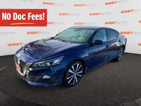 Blue 2022 Nissan Altima 2.5 SR for sale in West Valley City, UT