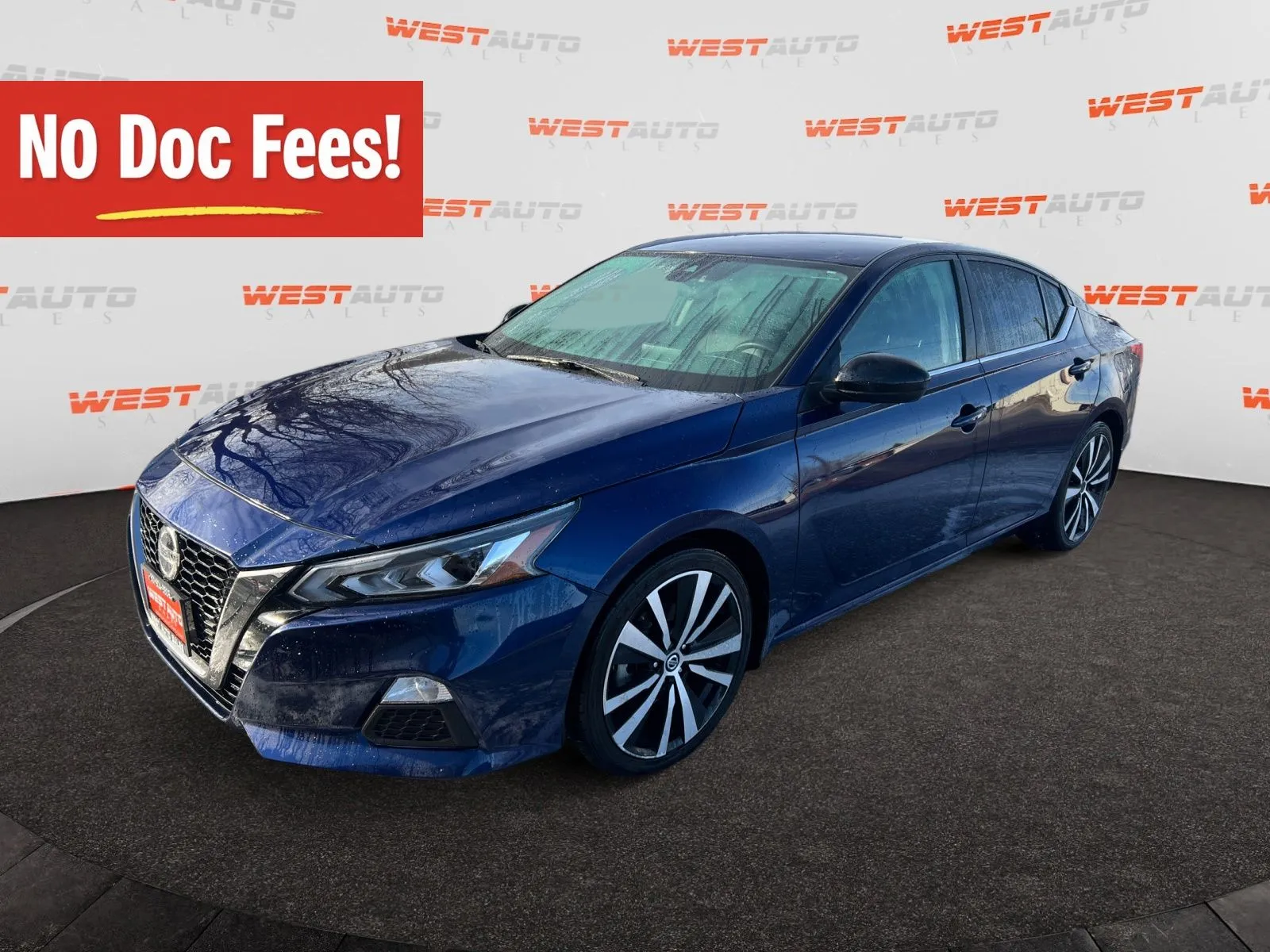 Blue 2022 Nissan Altima 2.5 SR for sale in West Valley City, UT