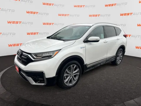 White 2020 Honda CR-V Hybrid Touring for sale in West Valley City, UT