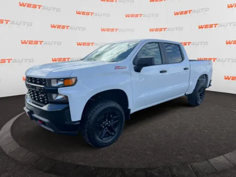 White 2020 Chevrolet Silverado 1500 Custom Trail Boss for sale in West Valley City, UT