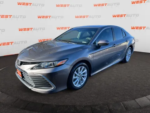 Gray 2021 Toyota Camry LE for sale in West Valley City, UT