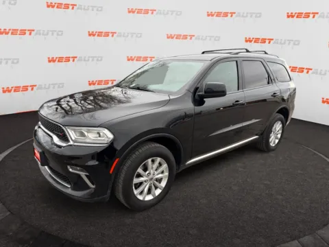 Black 2022 Dodge Durango SXT for sale in West Valley City, UT
