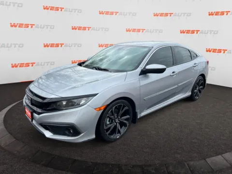 Silver 2020 Honda Civic Sport for sale in West Valley City, UT