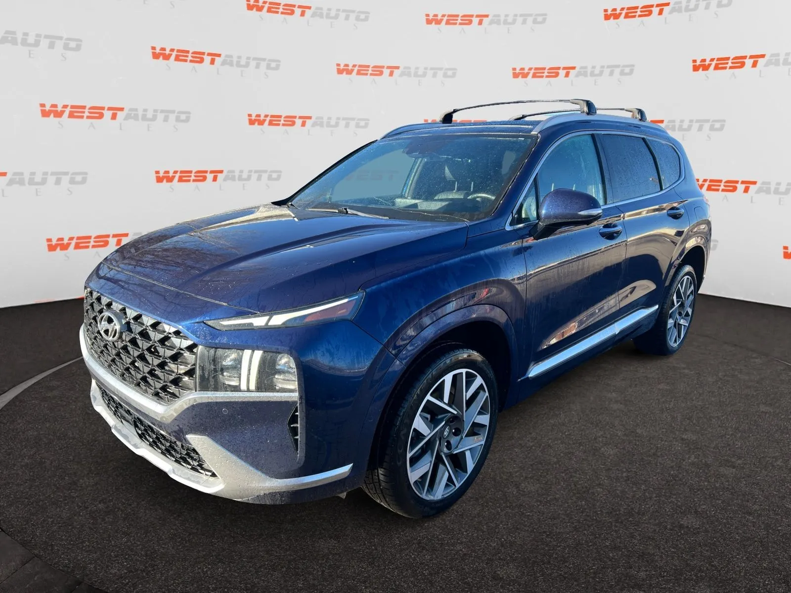 Blue 2022 Hyundai Santa Fe Calligraphy for sale in West Valley City, UT