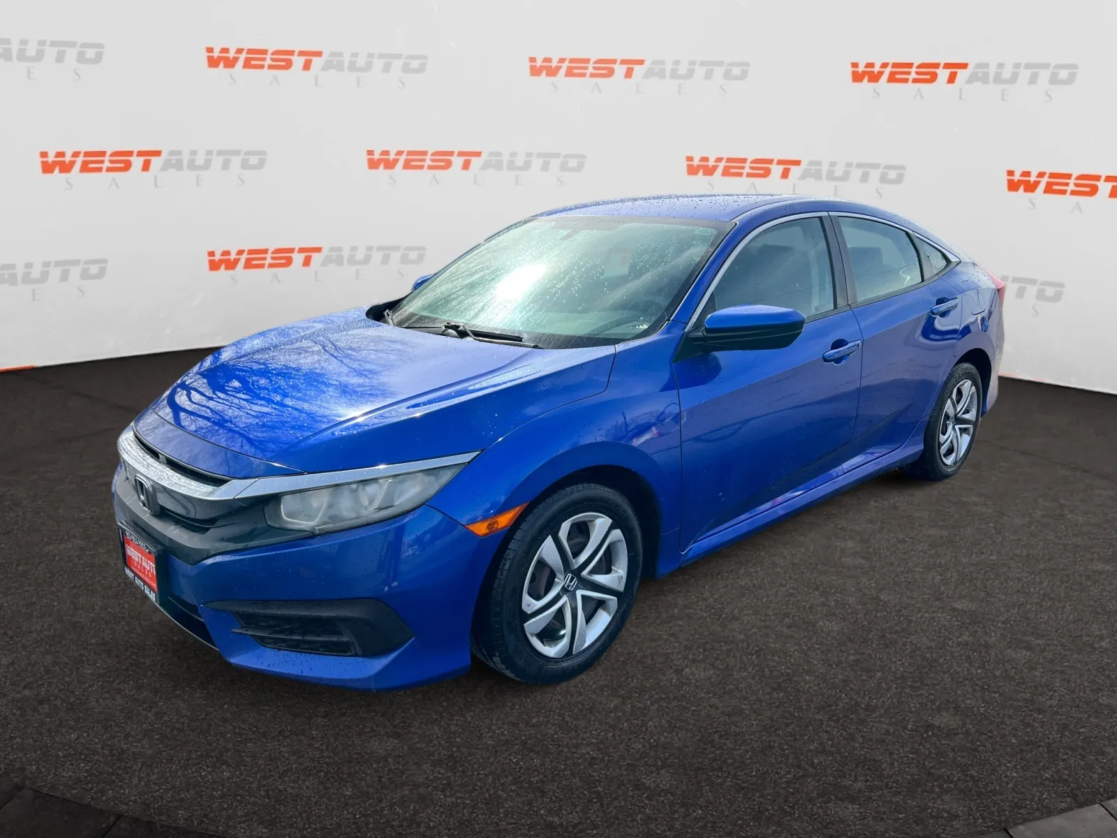 Red 2016 Honda Civic LX for sale in West Valley City, UT