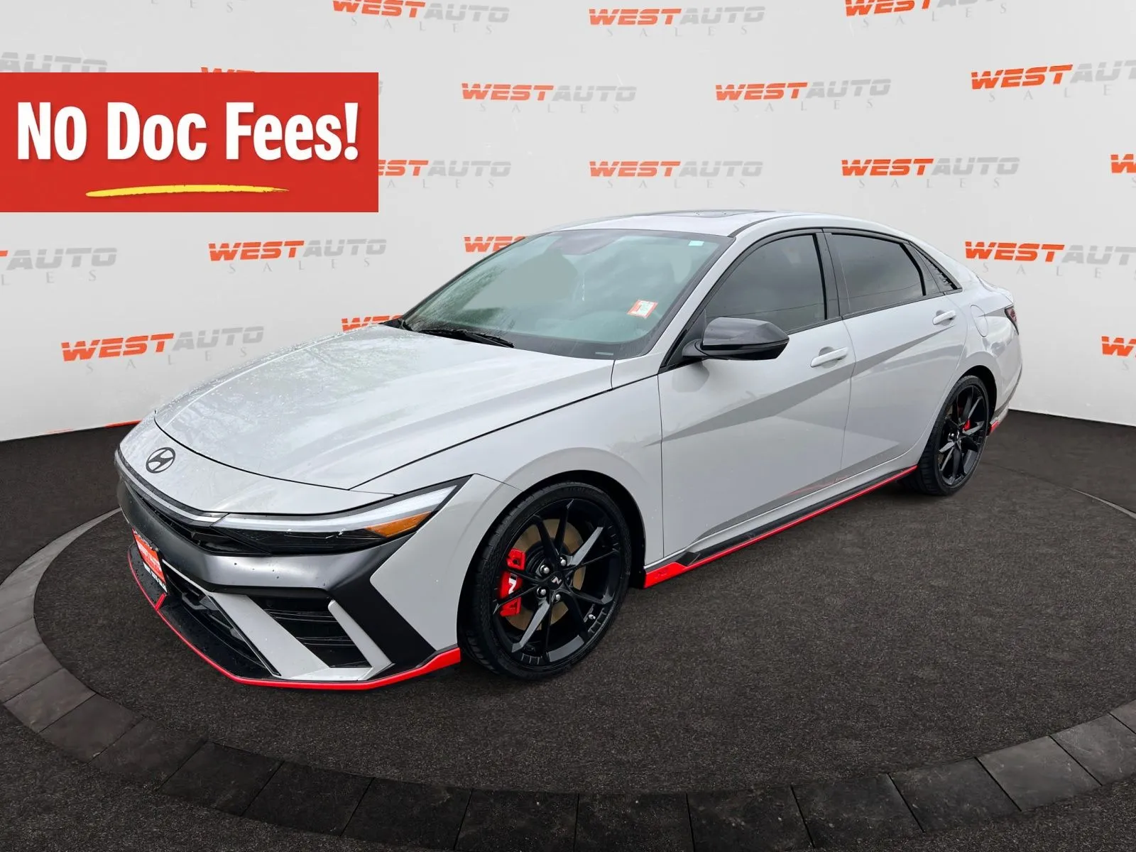 Gray 2025 Hyundai Elantra N for sale in West Valley City, UT