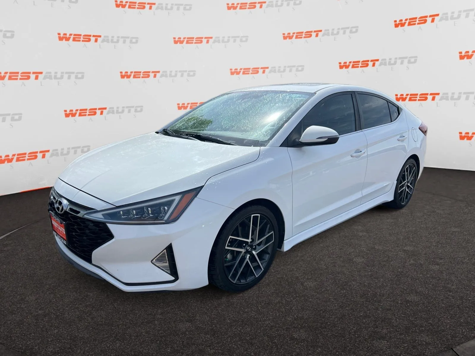 White 2020 Hyundai Elantra Sport for sale in West Valley City, UT