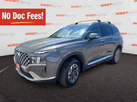 Gray 2021 Hyundai Santa Fe Hybrid Blue for sale in West Valley City, UT