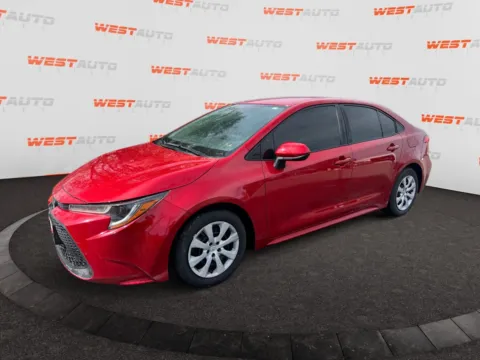 Red 2020 Toyota Corolla LE for sale in West Valley City, UT