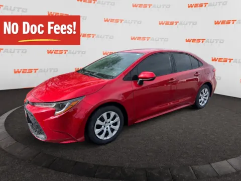 Red 2020 Toyota Corolla LE for sale in West Valley City, UT