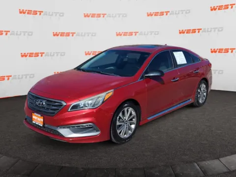 Red 2017 Hyundai Sonata Sport for sale in West Valley City, UT