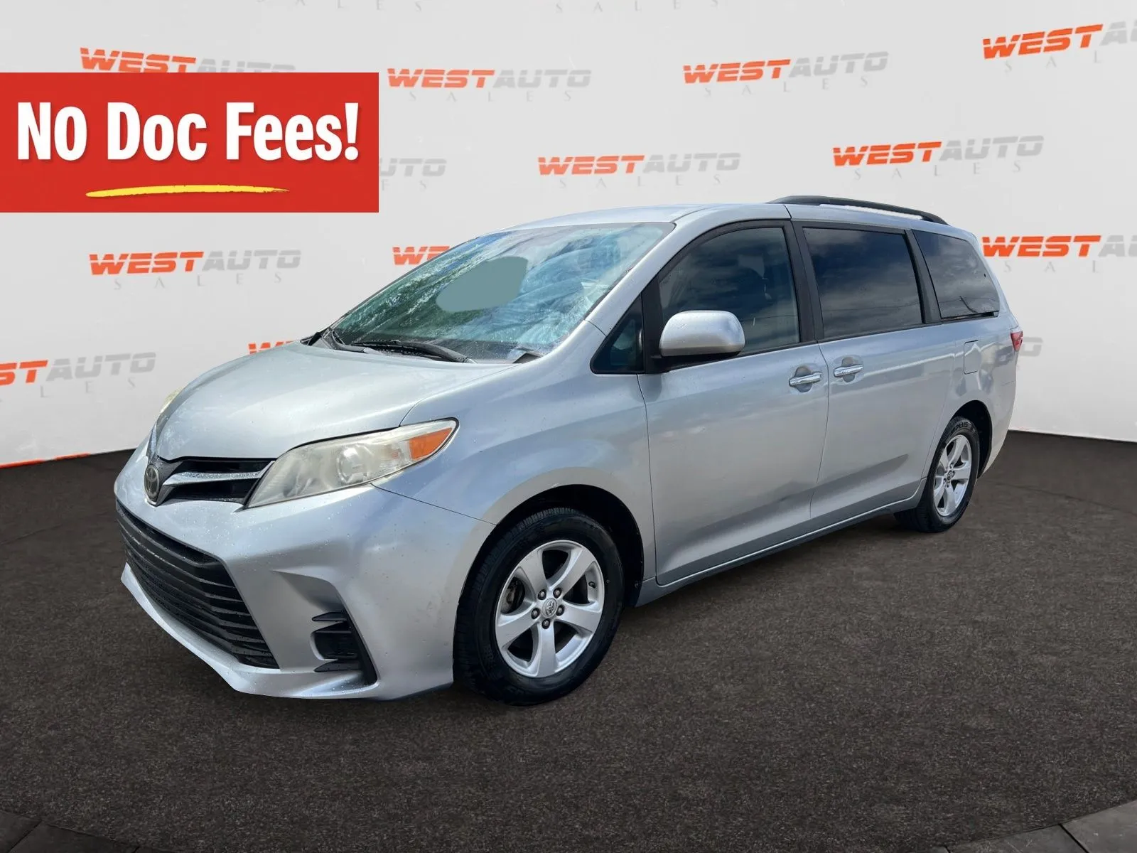 Silver 2019 Toyota Sienna LE for sale in West Valley City, UT