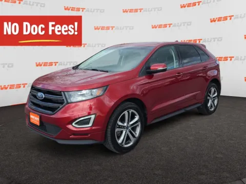 Red 2018 Ford Edge Sport for sale in West Valley City, UT