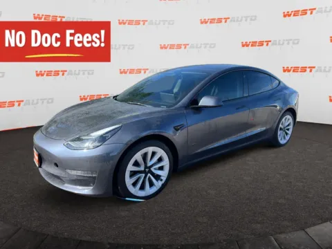 Blue 2022 Tesla Model 3 for sale in West Valley City, UT