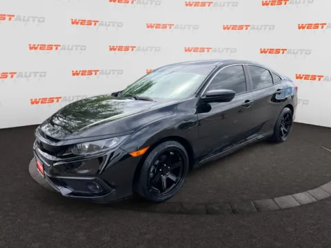 Black 2021 Honda Civic Sport for sale in West Valley City, UT