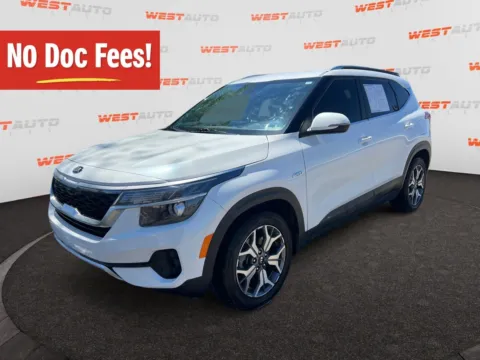 White 2021 Kia Seltos EX for sale in West Valley City, UT
