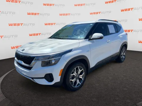 White 2021 Kia Seltos EX for sale in West Valley City, UT