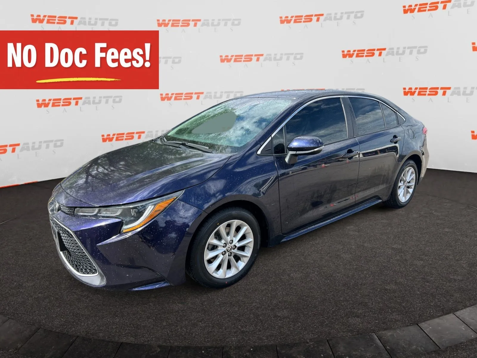 Blue 2021 Toyota Corolla XLE for sale in West Valley City, UT