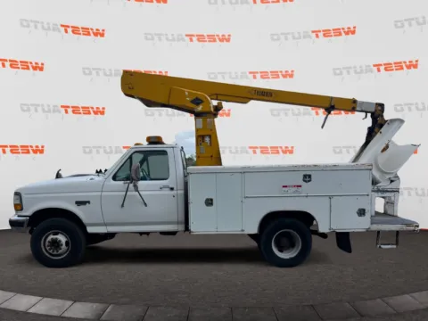 Green 1996 Ford F-450 XL for sale in West Valley City, UT