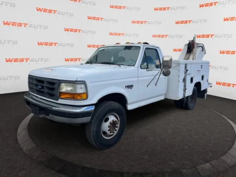 Green 1996 Ford F-450 XL for sale in West Valley City, UT