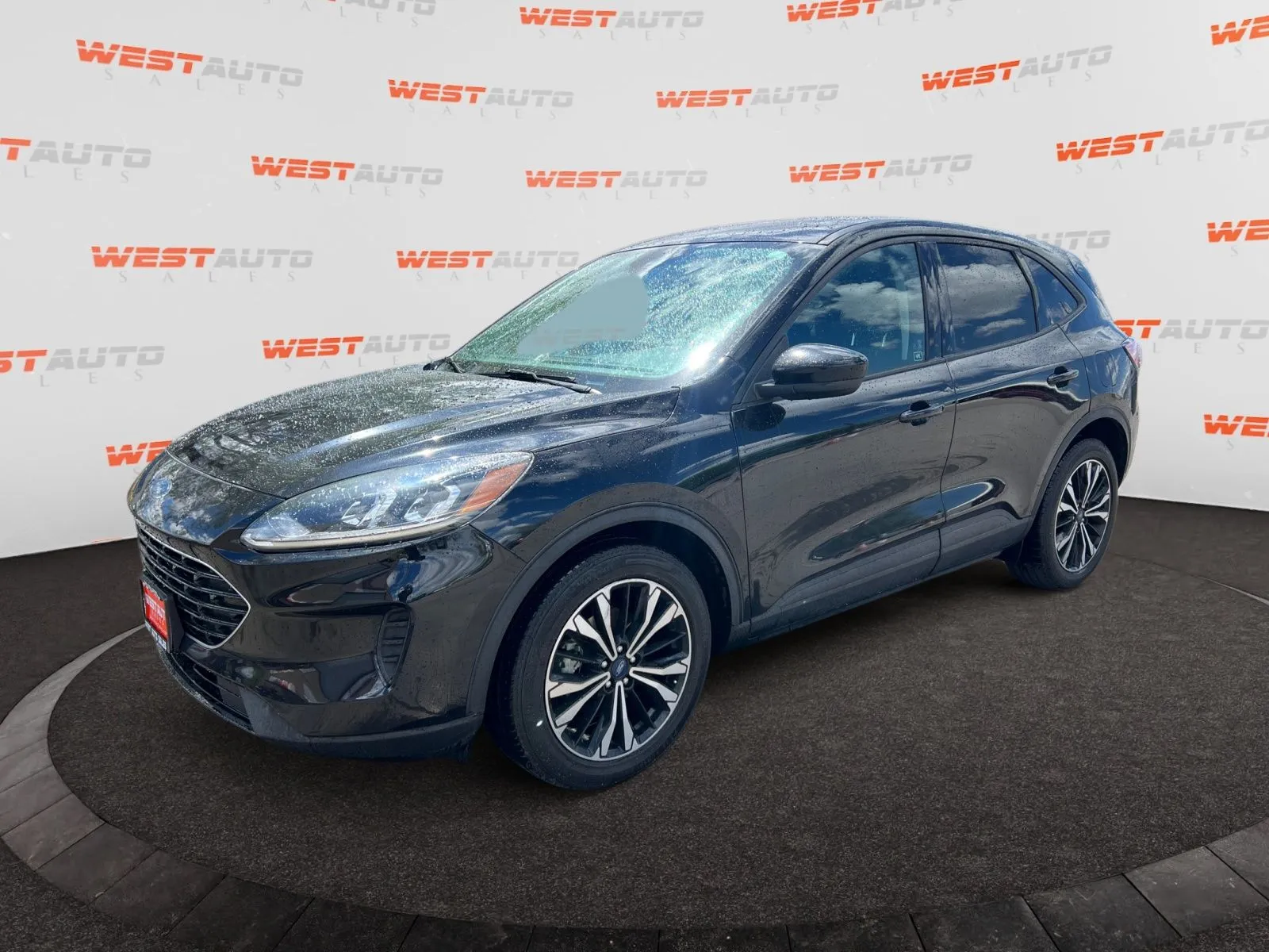 Black 2021 Ford Escape Hybrid SE for sale in West Valley City, UT