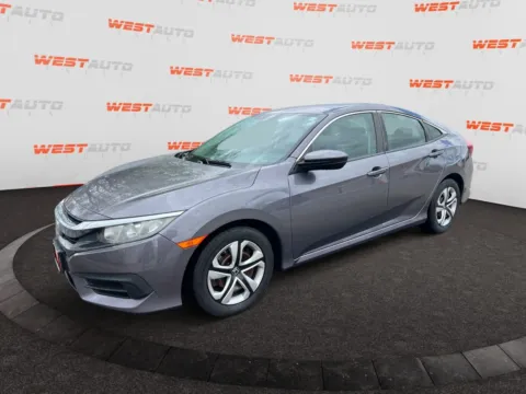 Gray 2017 Honda Civic LX for sale in West Valley City, UT