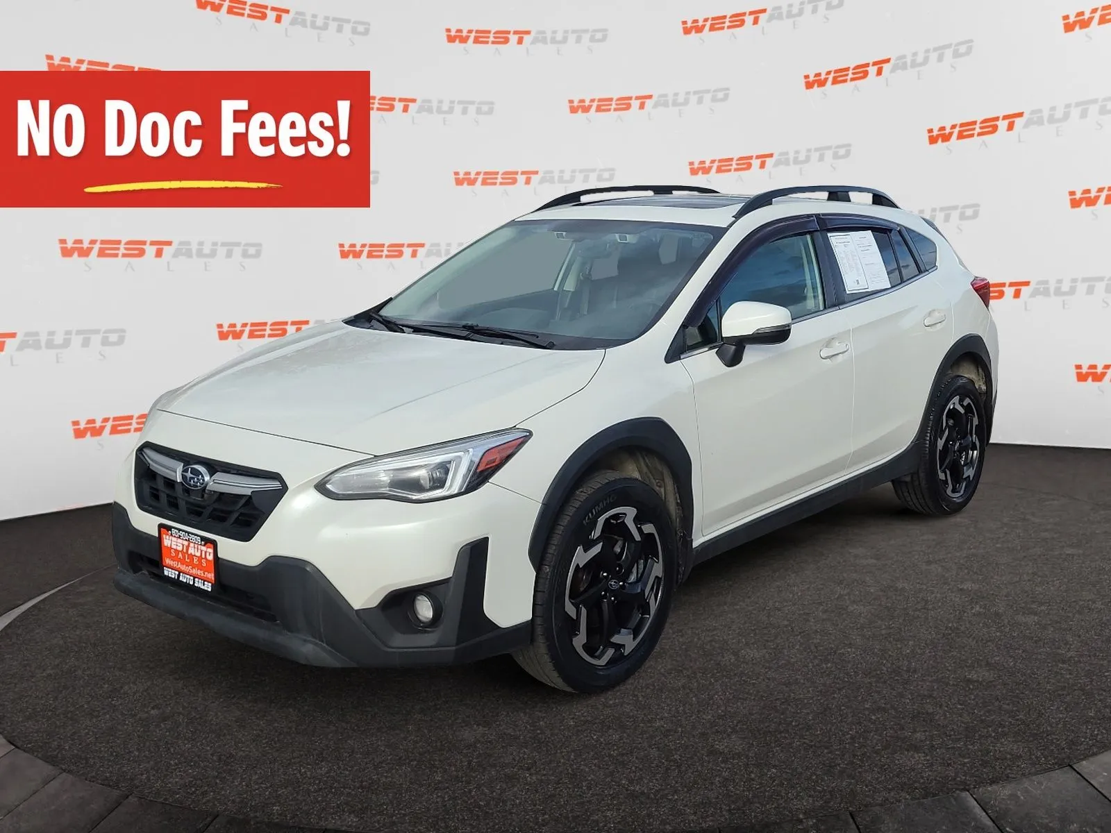 White 2021 Subaru Crosstrek Limited for sale in West Valley City, UT