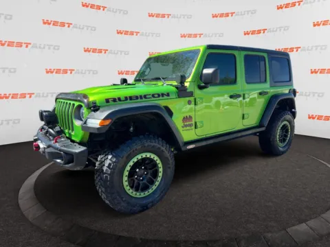 Green 2019 Jeep Wrangler Unlimited Rubicon for sale in West Valley City, UT