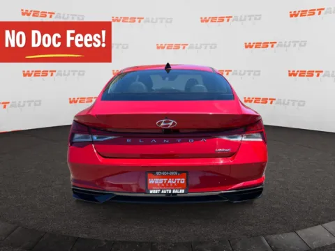 Red 2023 Hyundai Elantra Limited for sale in West Valley City, UT