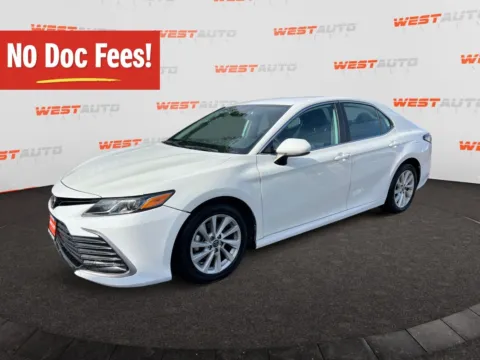 White 2021 Toyota Camry LE for sale in West Valley City, UT